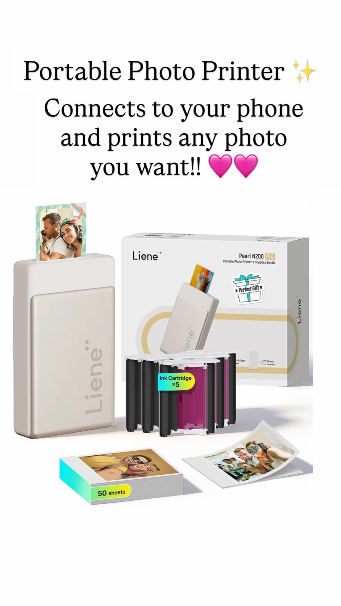 Portable photo printer

#LTKKids