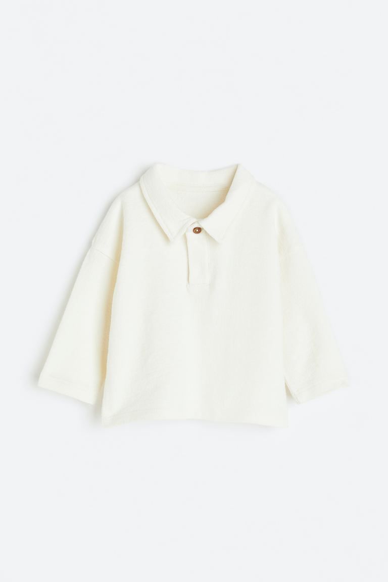 Cotton rugby shirt | H&M (UK, MY, IN, SG, PH, TW, HK)