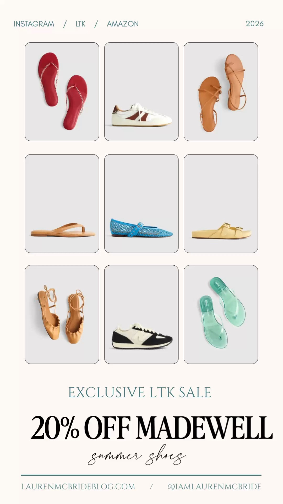 20% off @Madewell l summer shoes — use code LTK20, May 15–18 only! 👟🩴

Madewell sale, LTK sale, Madewell shoes, summer shoes, sandals, flip flops, ballet flats, sneakers, slide sandals, jelly sandals, Madewell discount, LTK exclusive sale, Madewell summer

#LTKxMadewell #LTKSaleAlert #LTKSeasonal