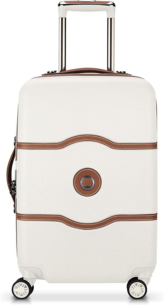 Amazon.com | DELSEY Paris Chatelet Air Hardside Luggage, Spinner Wheels, Champagne White, Carry-o... | Amazon (US)