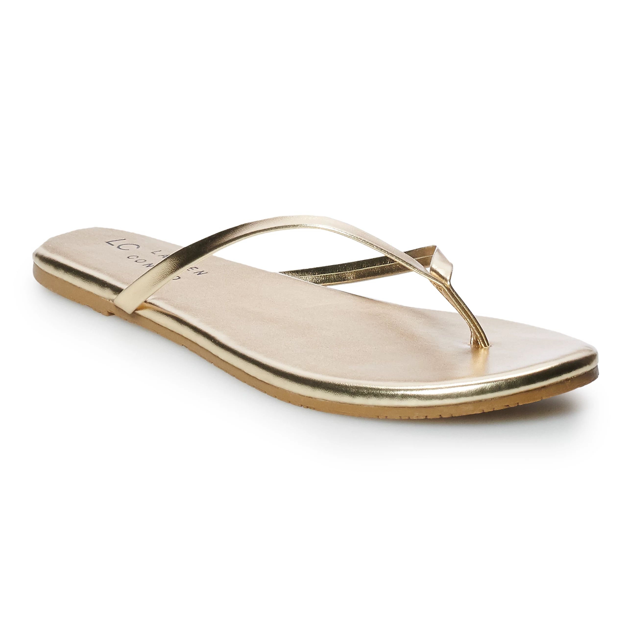 LC Lauren Conrad Honey Women's Flip Flop Sandals | Kohl's