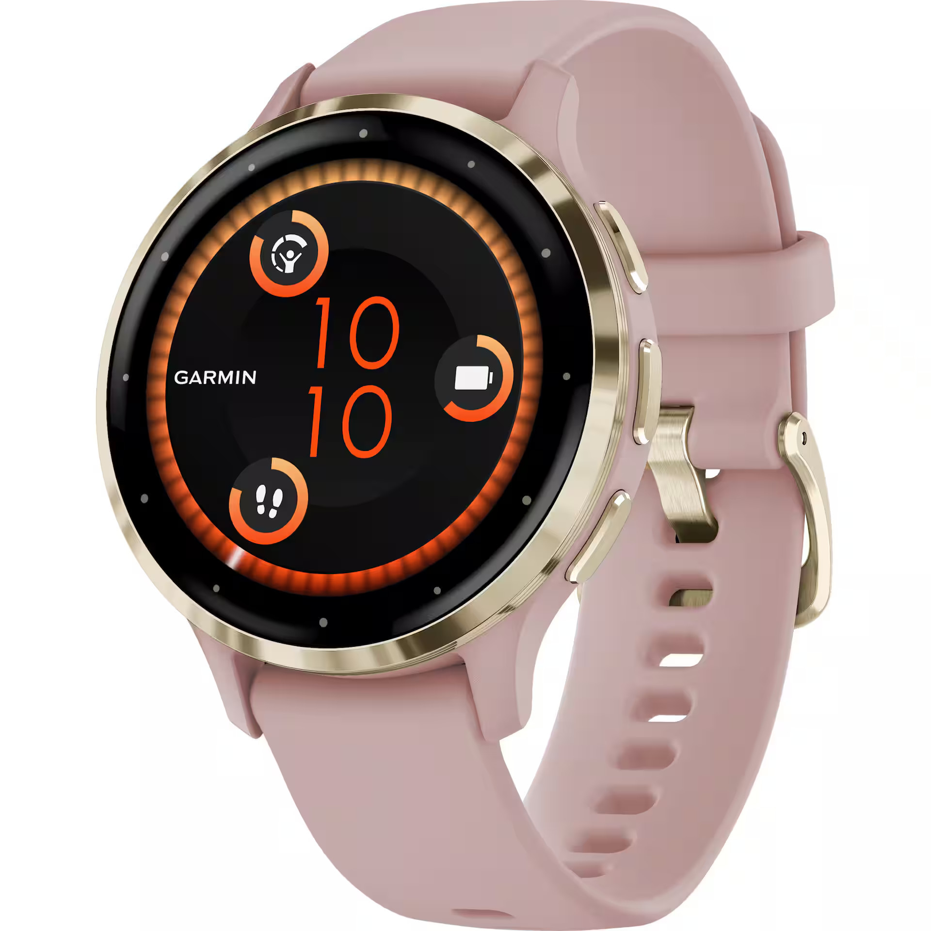 Garmin - Venu 3S GPS Smartwatch 41 mm Fiber-reinforced polymer - Stainless Steel and Dust Rose - (2023) | Best Buy U.S.
