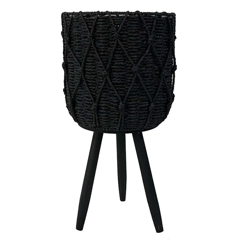 Alessa Black Plant Stand, Large | At Home