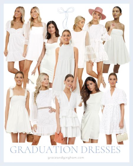 Perfect white dresses for graduation pictures and events!

graduation dresses // white dresses // dresses for graduation // bridal shower dresses

#LTKSeasonal #LTKstyletip