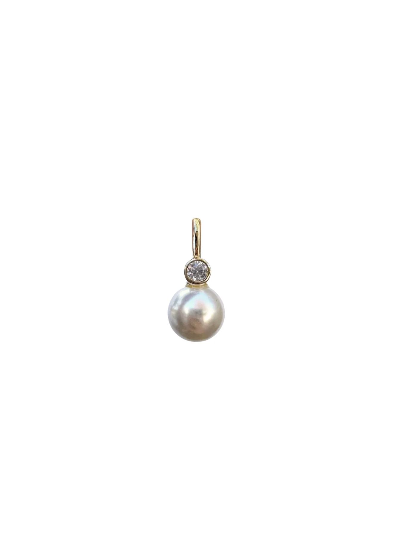 Petite Pearl Drop Charm | Nicola Bathie Jewelry