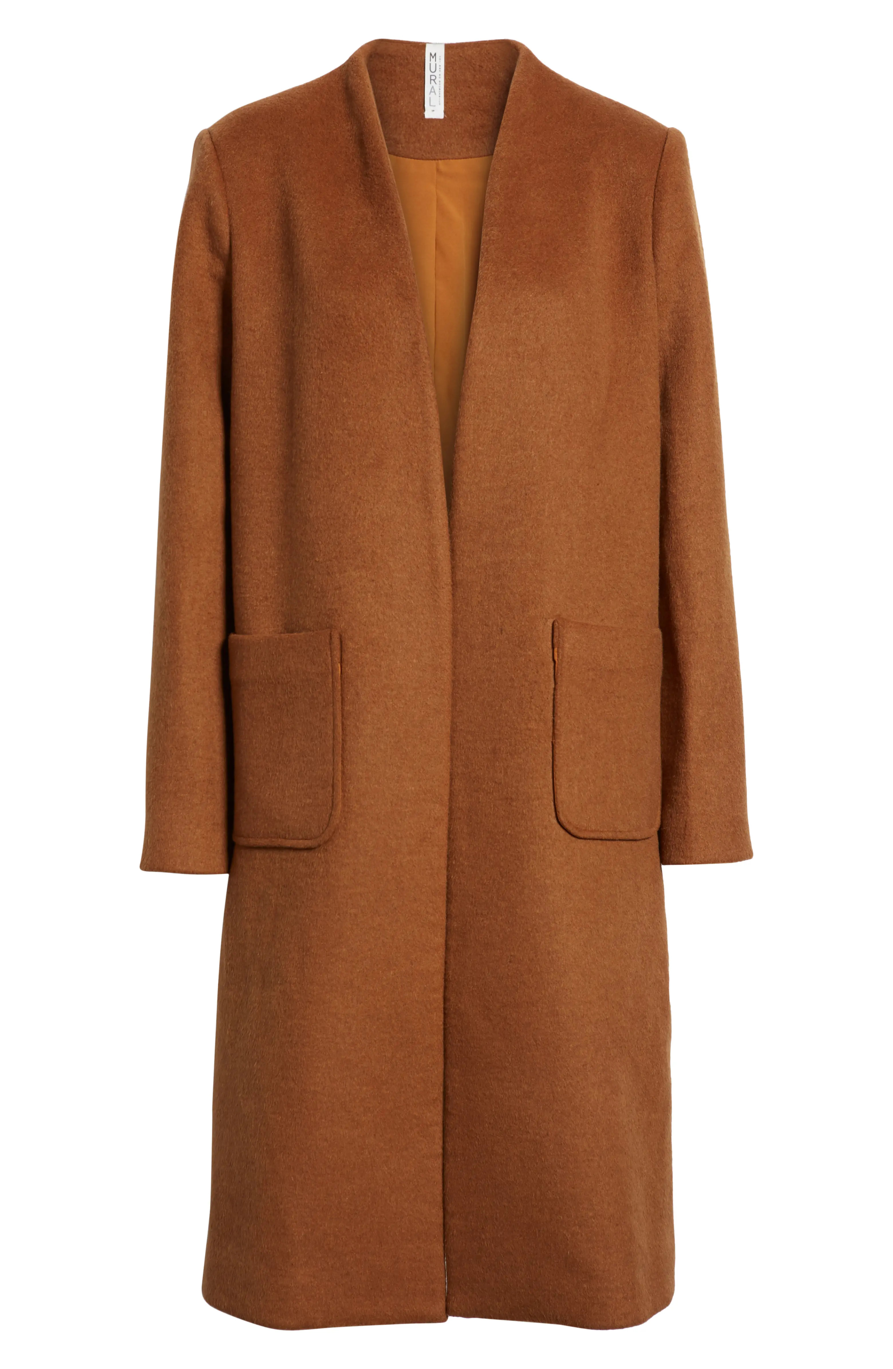Long Open Front Coat | Nordstrom