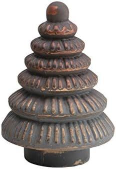 Creative Co-Op 4-1/2" Round x 6" H Embossed Glass Tree, Brown & Copper Finish Figures and Figurin... | Amazon (US)