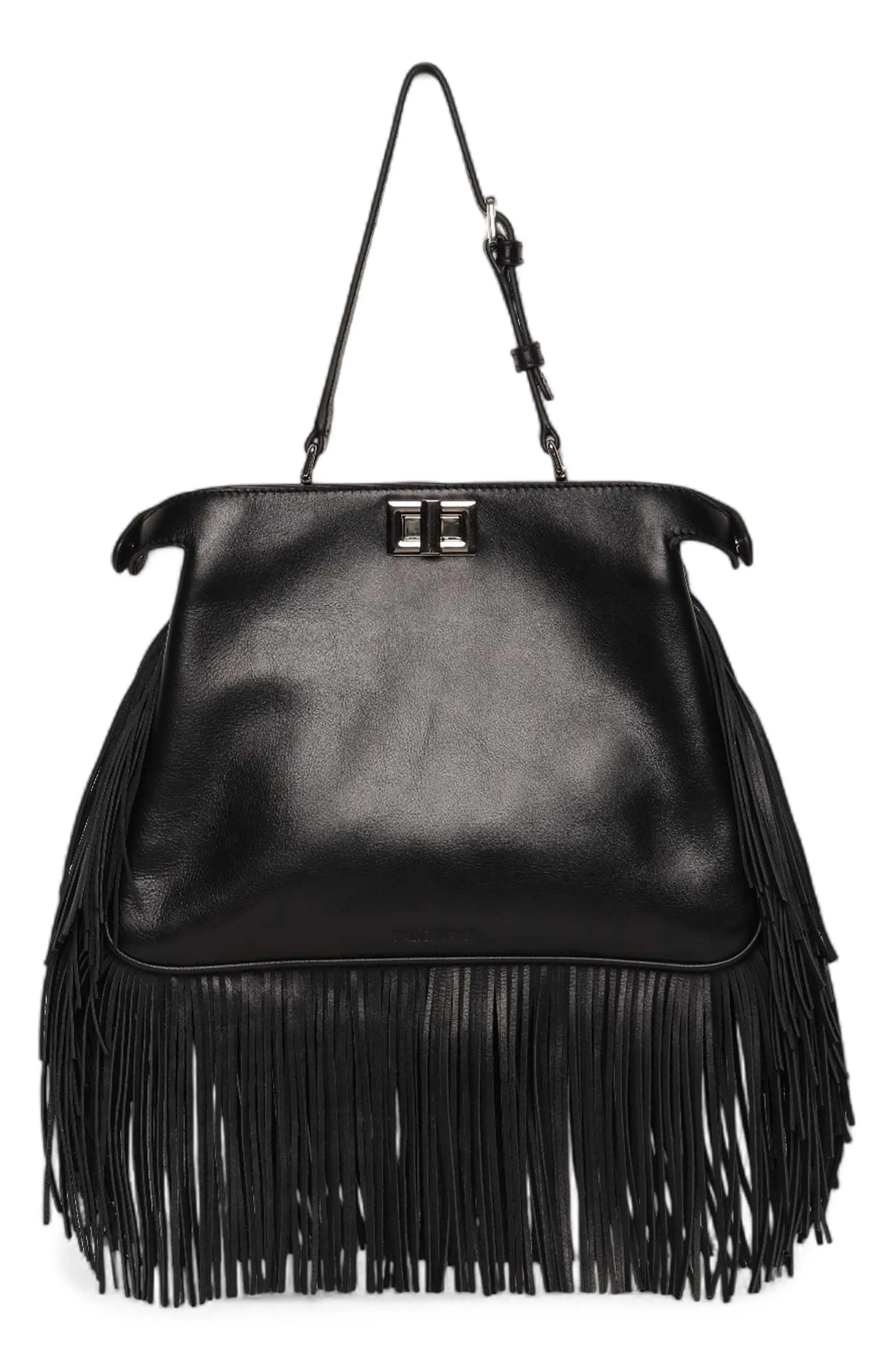 Bailey Leather Fringe Satchel (Women) | Nordstromrack | Nordstrom Rack