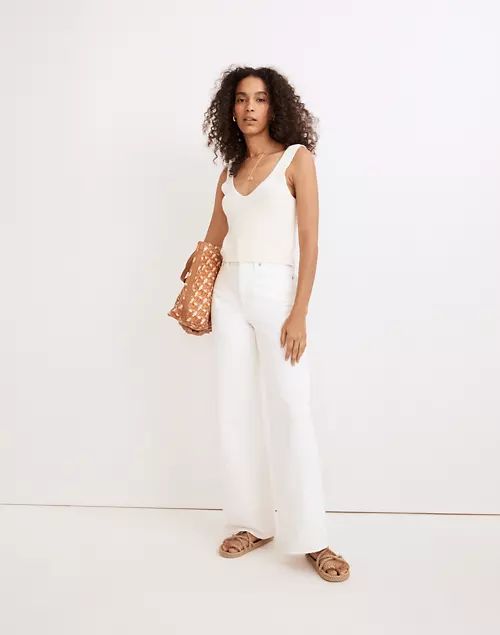 Superwide-Leg Jeans in Tile White | Madewell