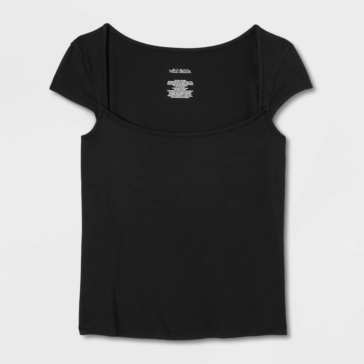 Women's Cap Sleeve Portrait Neck T-Shirt - Wild Fable™ | Target