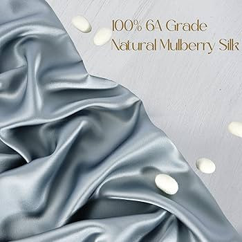 ZIMASILK 100% Pure Mulberry Silk Pillowcase for Hair and Skin Health,Soft and Smooth,Both Sides P... | Amazon (US)