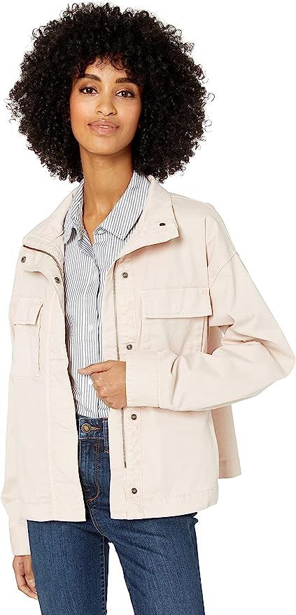 Amazon Brand - Goodthreads Women's Cropped Oversized Utility Jacket | Amazon (US)