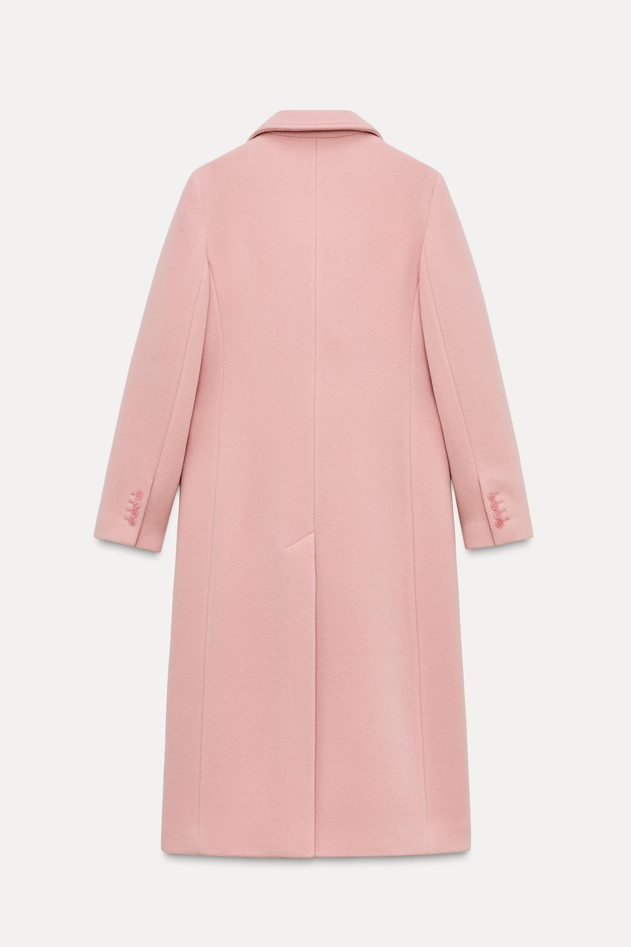 WOOL BLEND DOUBLE BREASTED COAT ZW COLLECTION | Zara US