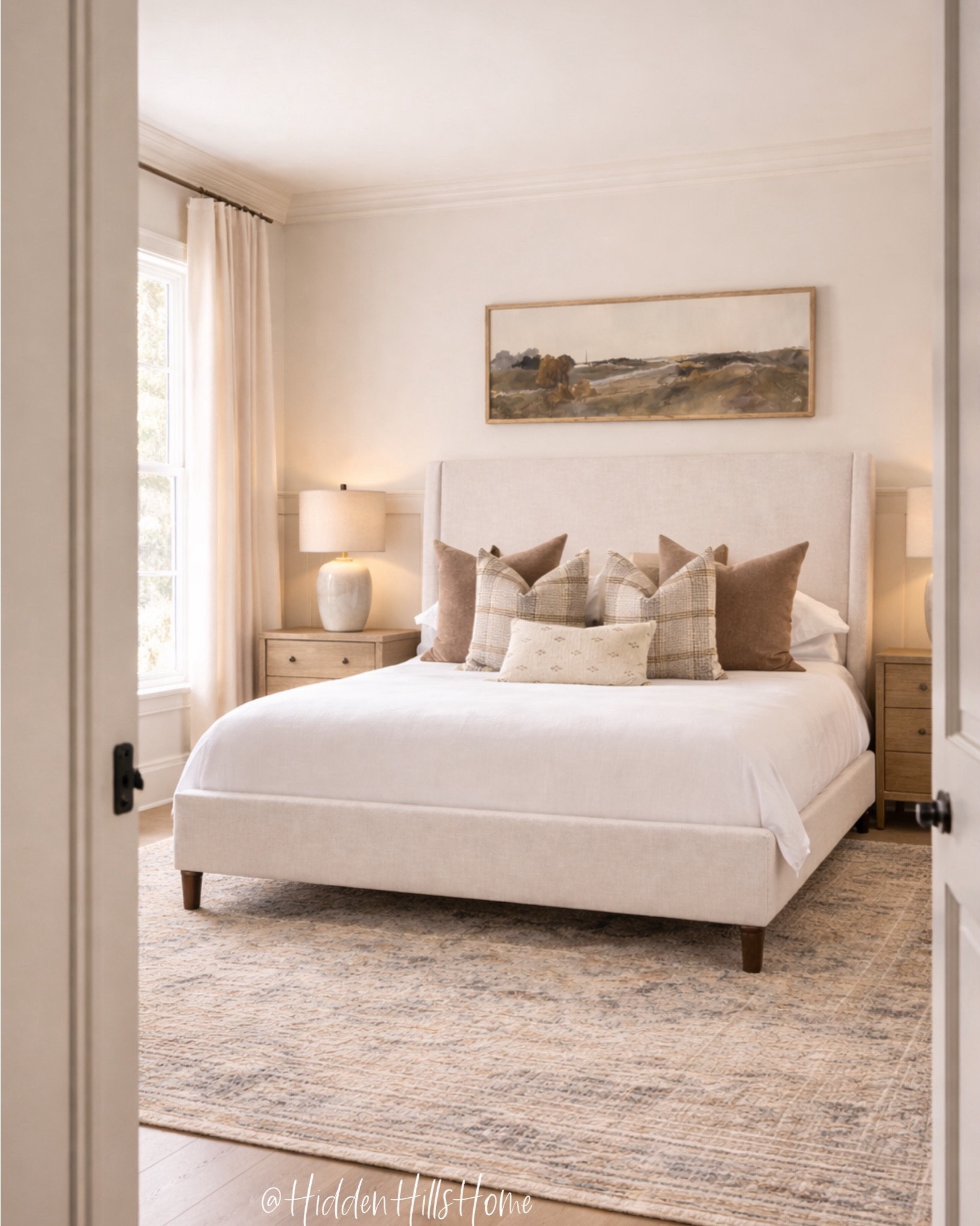 Master Bedroom decor ideas, bedding, home decor, nightstands, bedroom rug, bedroom mood board, primary bedroom design, dresser, cozy bedroom inspiration 
#bedroom

#LTKHome #LTKSaleAlert #LTKSeasonal