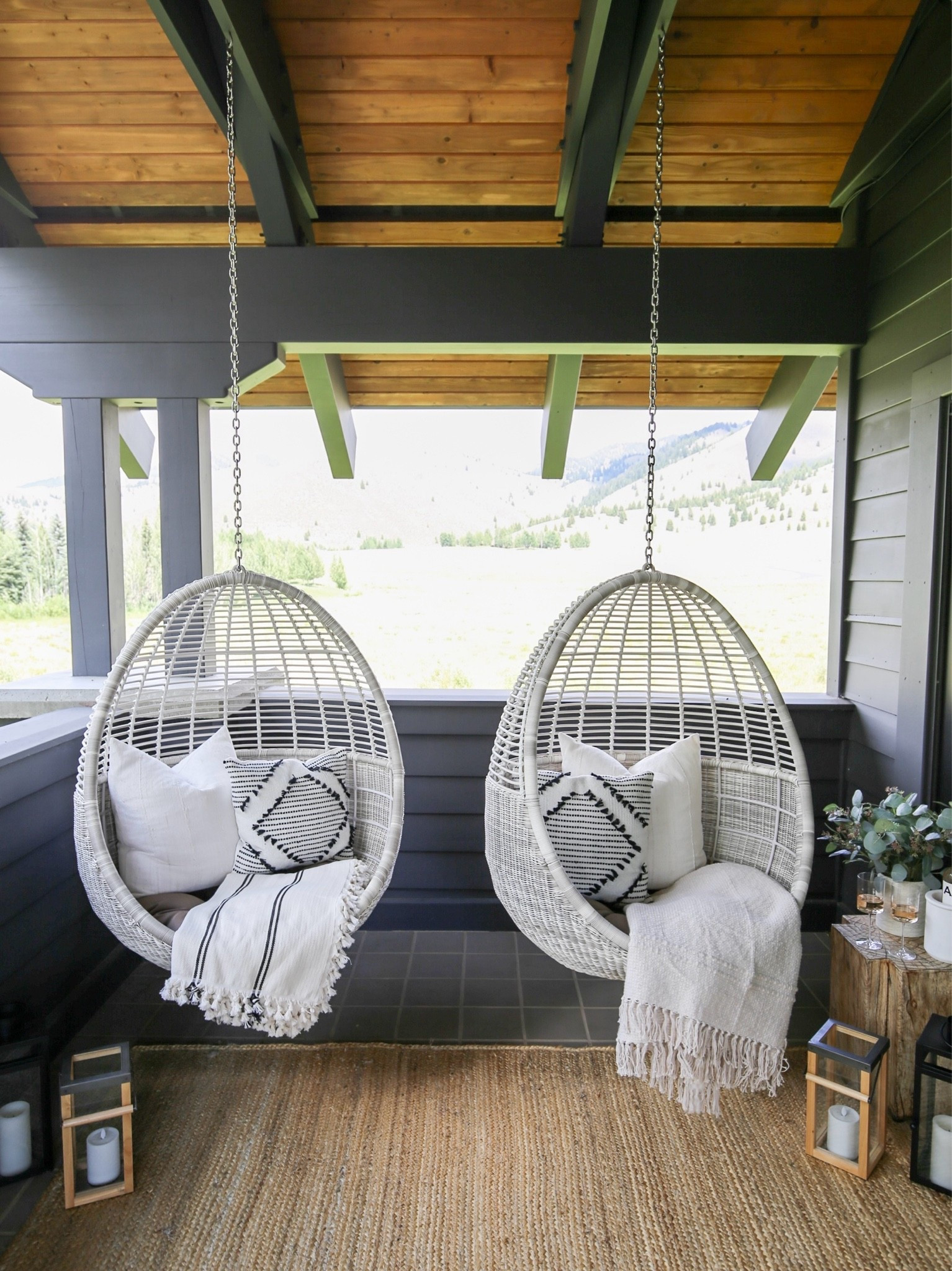 The best outdoor hanging chairs ☀️☀️

#LTKHome