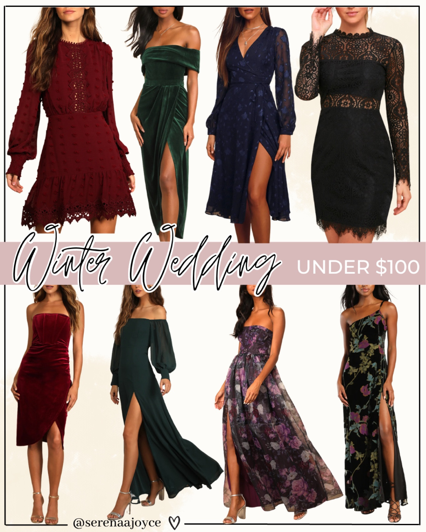 Wedding guest dress, wedding guest dresses, holiday dress, holiday dresses, winter wedding 

#LTKwedding #LTKHoliday #LTKunder100