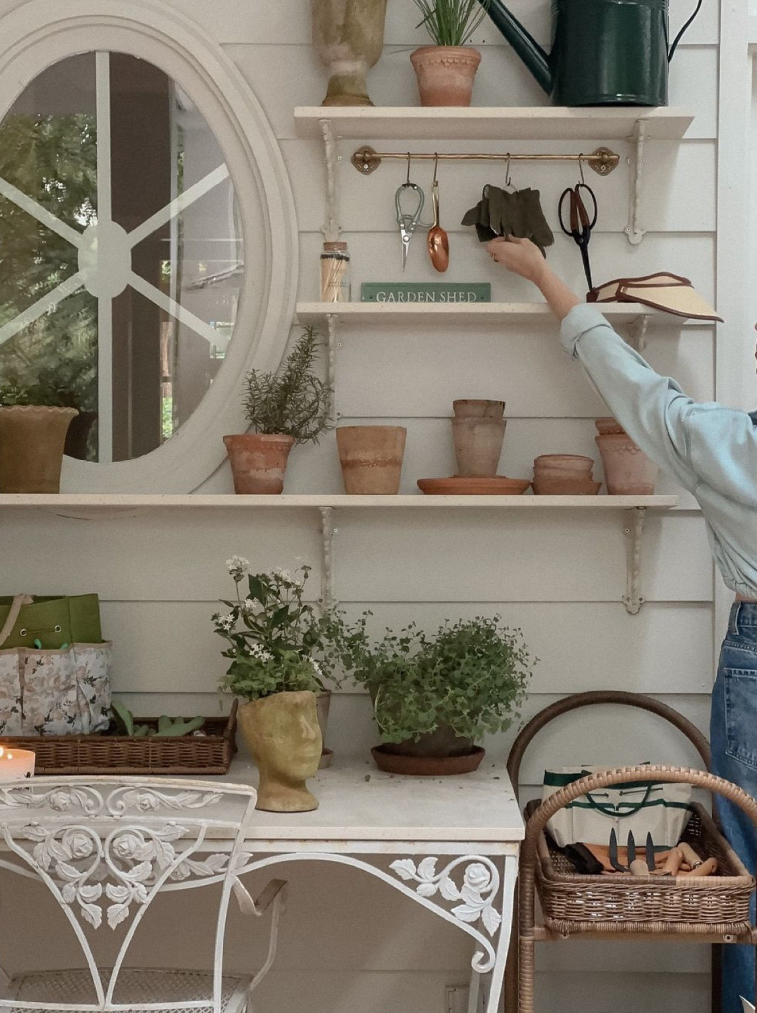 Potting table, gardening station, herb garden details 

#LTKHome