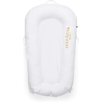 DockATot Deluxe+ Dock (Pristine White) - The All in One Baby Lounger - Perfect for Co Sleeping - ... | Amazon (US)