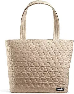 Fit & Fresh Insulated Lunch, Work, School Bag, Travel Purse, Sand | Amazon (US)