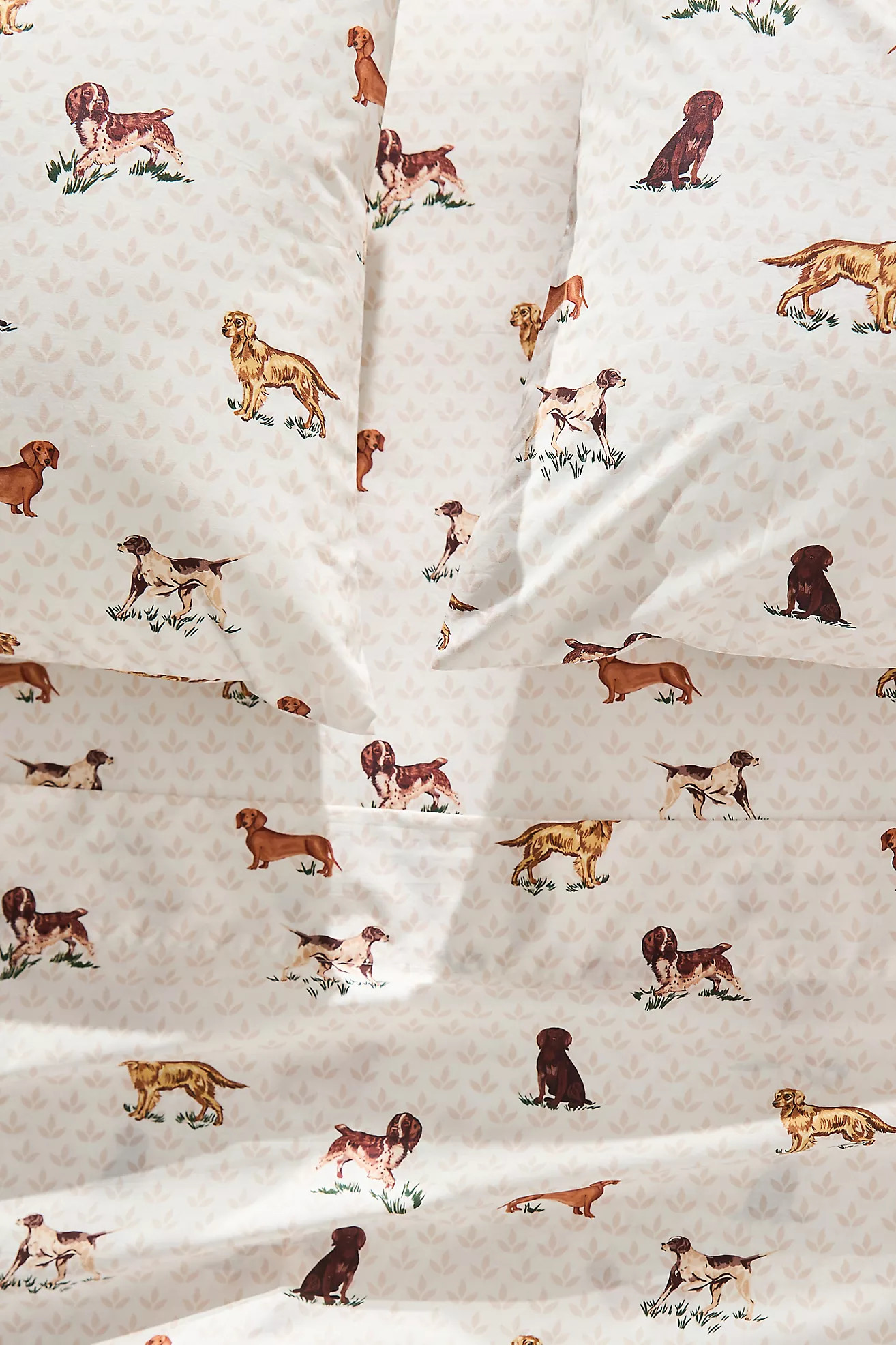 Organic Cotton Percale Printed Sheet Set | Anthropologie (US)