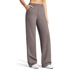 G4Free EverGoing Women's Wide Leg Dress Pants Pull On Stretchy High Waisted Casual Trousers with ... | Amazon (US)