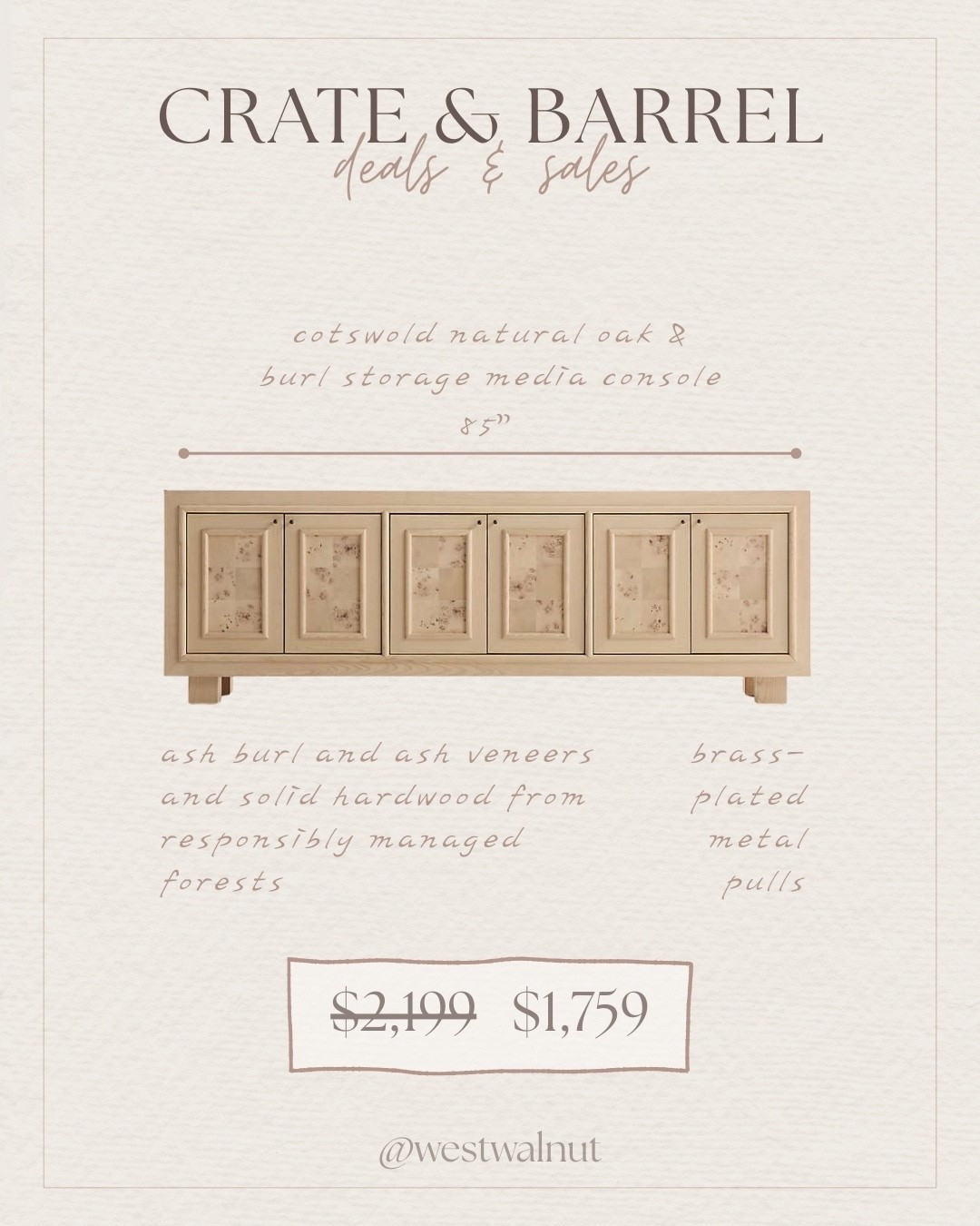 I absolutely adore Crate & Barrel, but since it’s more of an upper-tier brand, I always keep an eye out for their sales.

Right now, they have a few great ones happening, and after browsing, I’ve rounded up my top 9 favorites to share with you! 

These are pieces I genuinely love and would style in my own home, and the best part is snagging them at a discount. If you’ve been eyeing Crate & Barrel for a while, now is such a good time to shop!

#HomeDecorFinds #HomeDecor #CrateAndBarrel 

#LTKHome