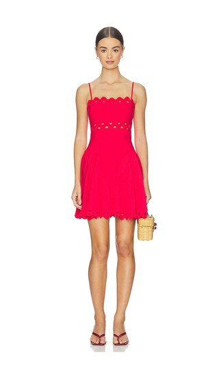 SAYLOR Andrea Dress in Red. - size XS | Revolve Clothing (Global)