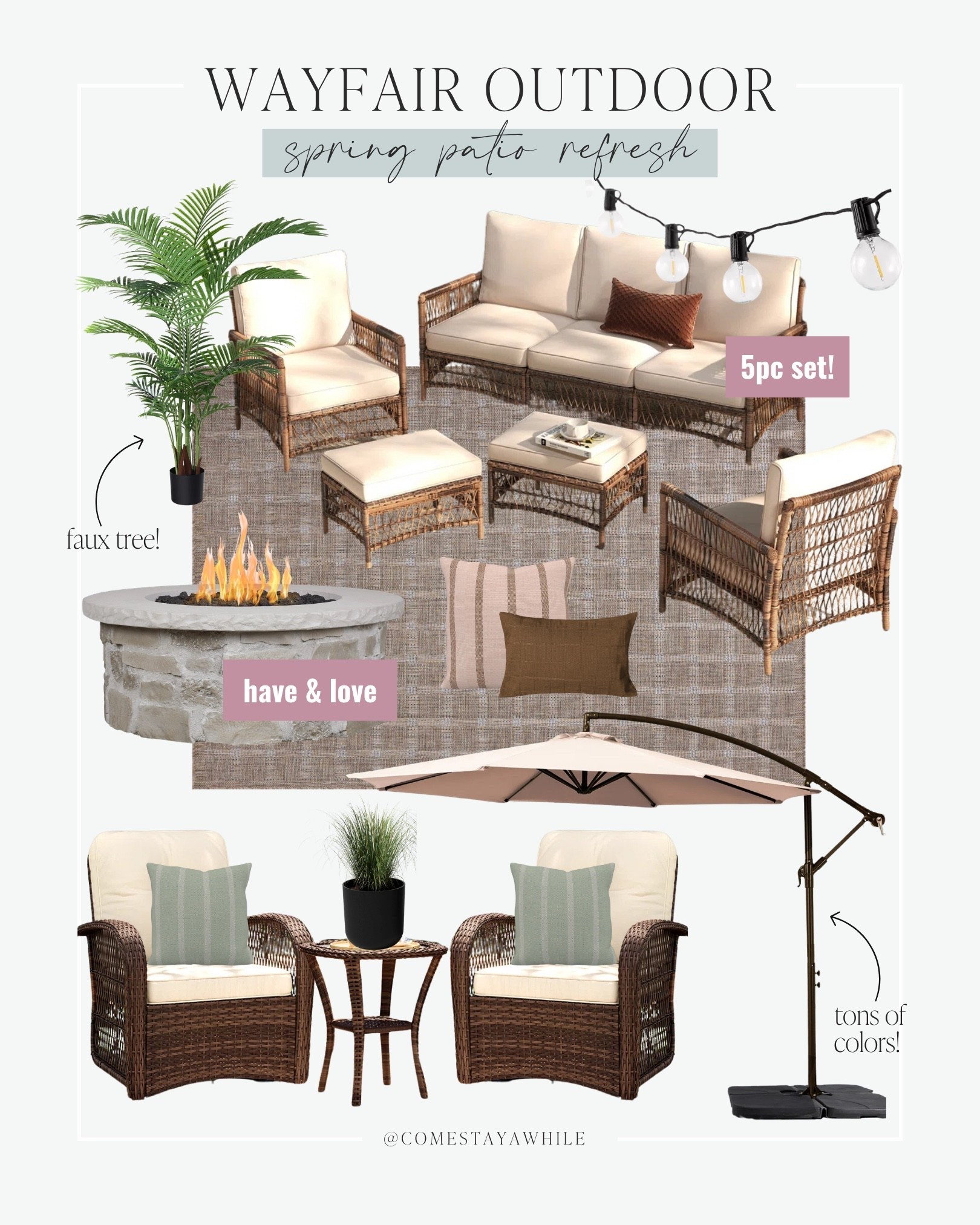 Wayfair has the cutest outdoor furniture and decor! Perfect for a spring patio refresh 😍🙌🏼

Patio Furniture | Outdoor Finds | Wayfair

Come Stay Awhile, Amanda Vernacii

#LTKSeasonal #LTKHome