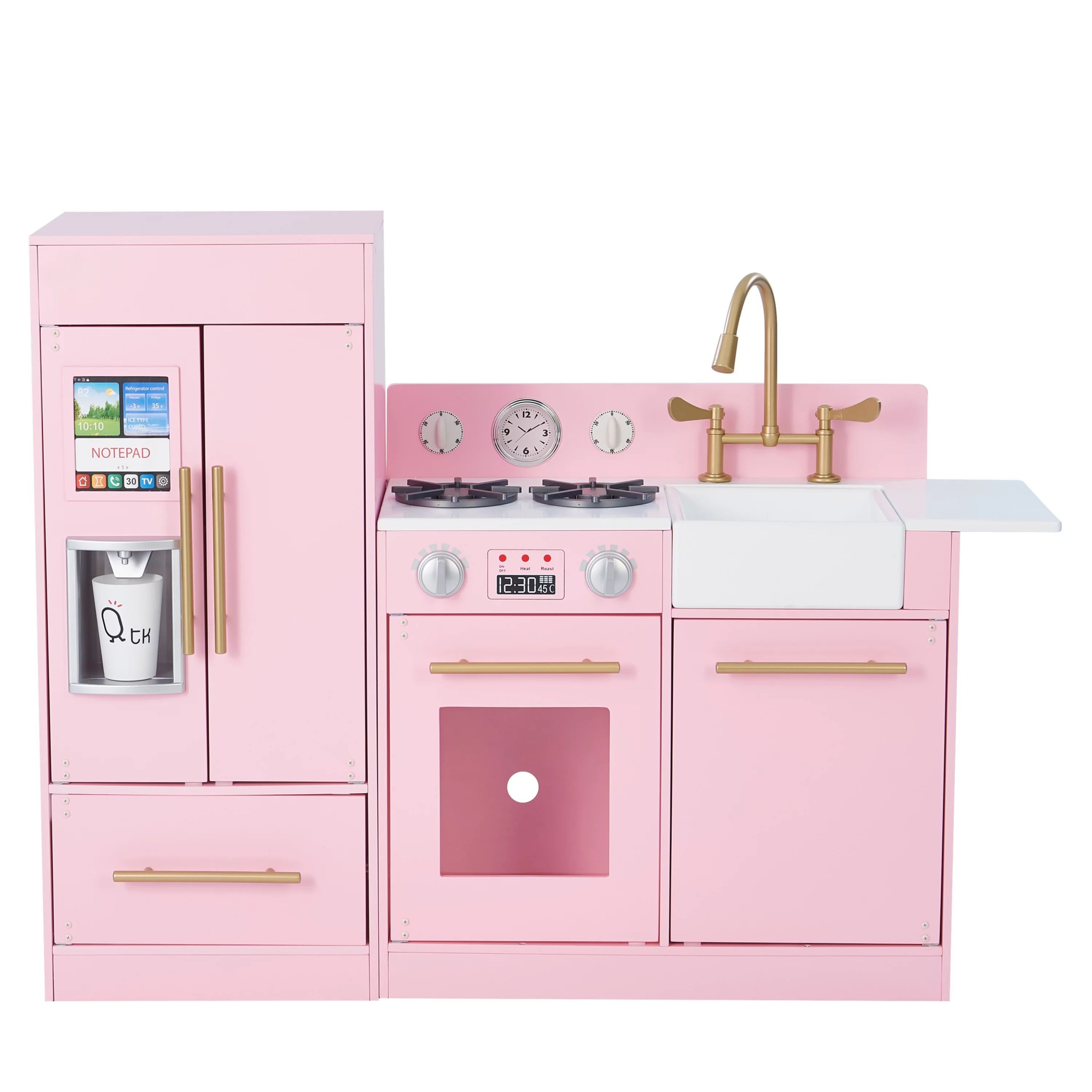 Teamson Kids - Little Chef Chelsea Modern Play Kitchen, Pink - Walmart.com | Walmart (US)