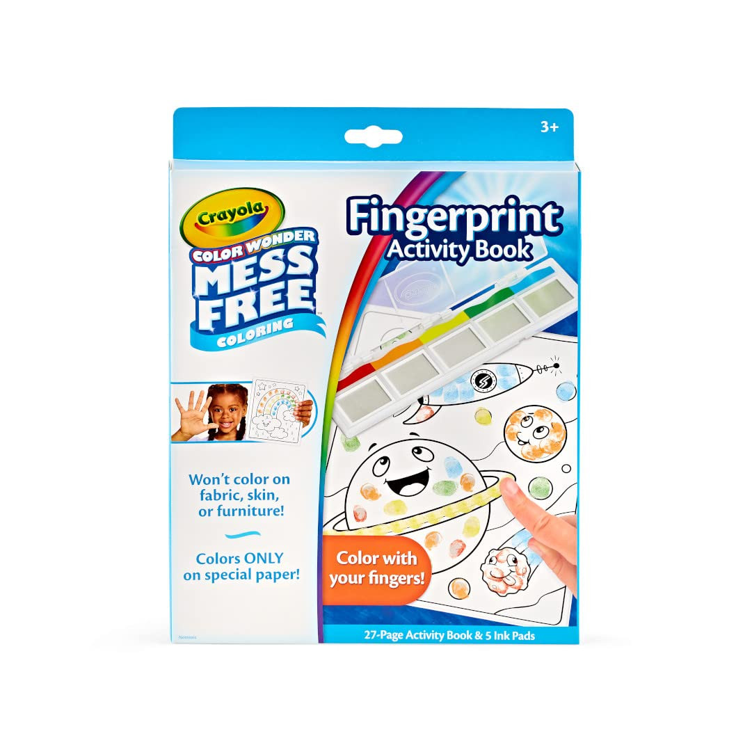 Crayola Color Wonder Mess Free Fingerprint Ink Painting Activity Set, Finger Painting Alternative... | Amazon (US)