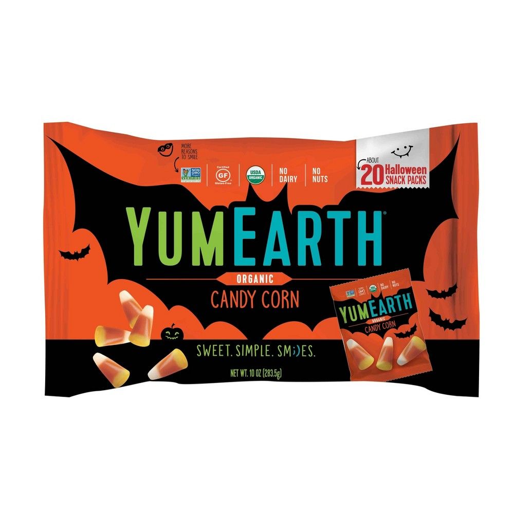 Yum Earth Halloween Organic Candy Corn - 10oz/20ct | Target