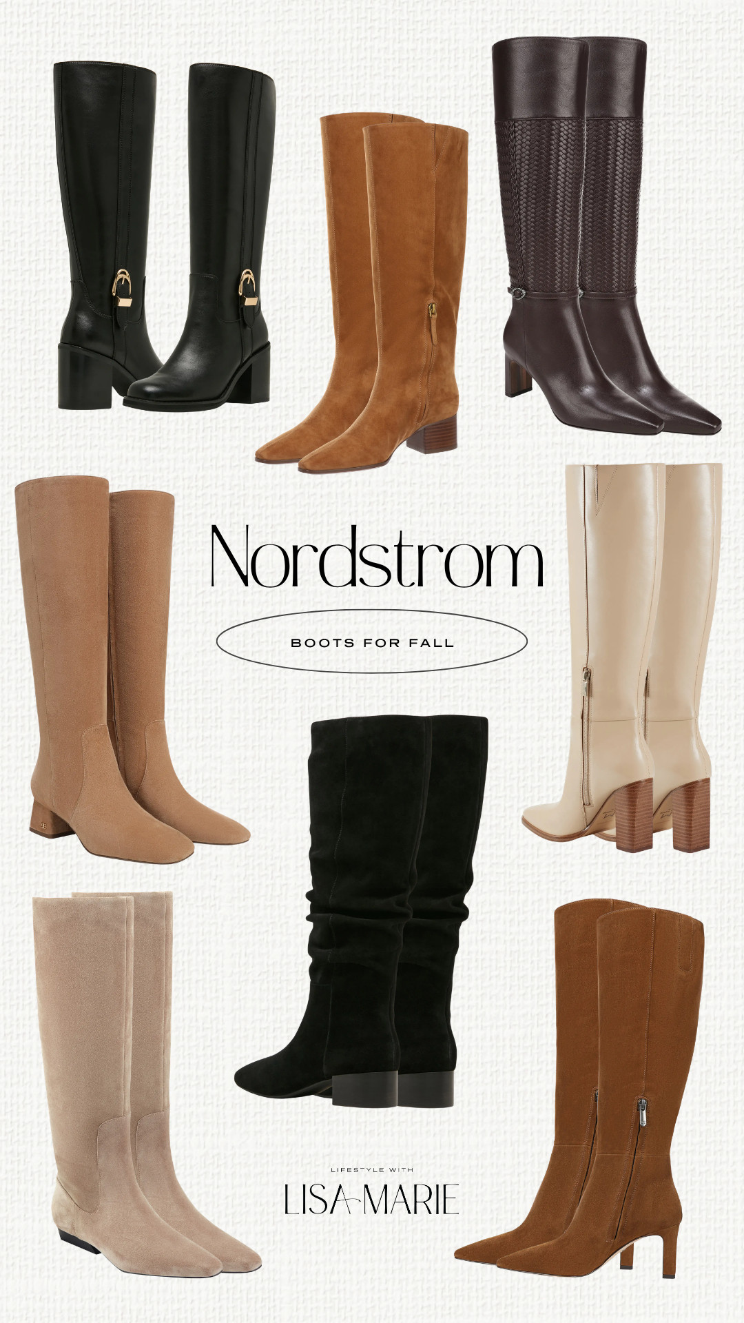 Nordstrom boots for fall! Knee high and thigh high boots. Suede and leather boots. Cowgirl boots. Elevated casual shoes for fall events, festivals and concerts. Block heel, wedge and flat boots. Black, brown, tan, khaki, beige and cream boots. Neutral shoes.

#LTKootd #LTKSeasonal #LTKPetite