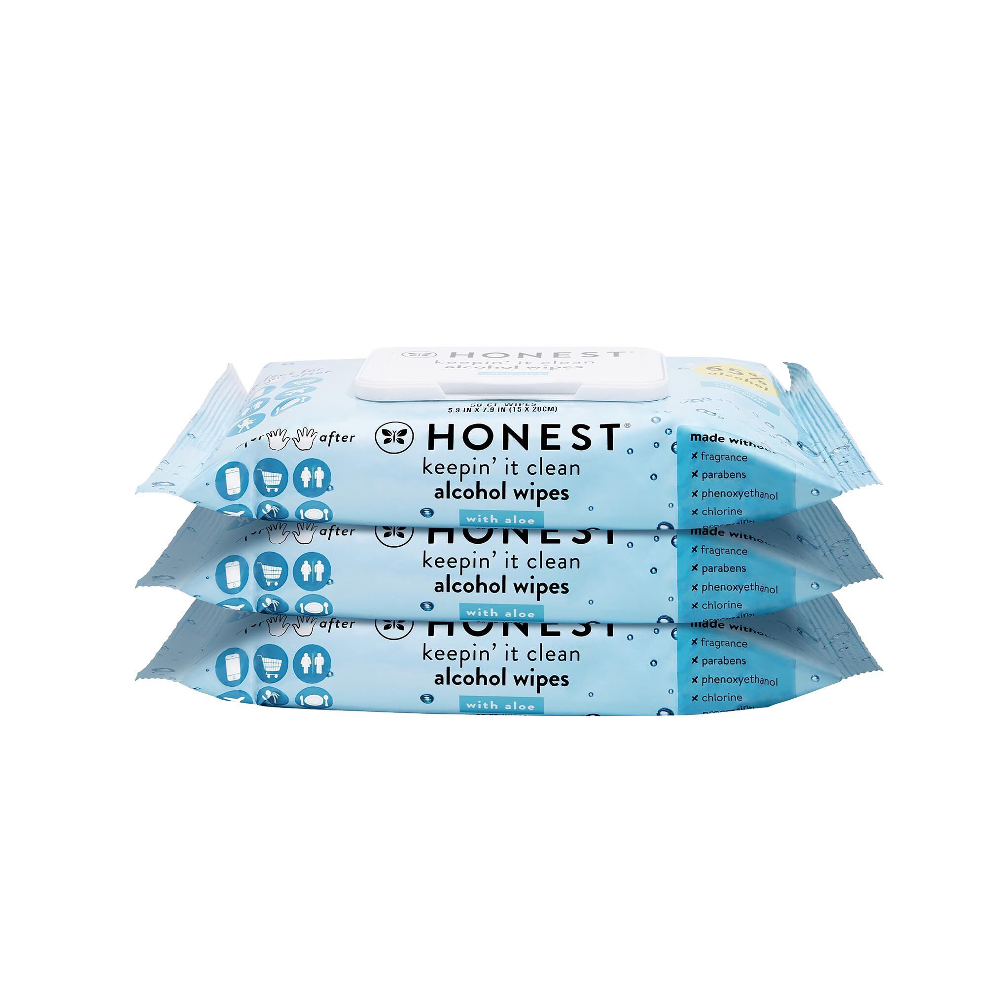 Alcohol Wipes 150 Count | Honest | The Honest Company