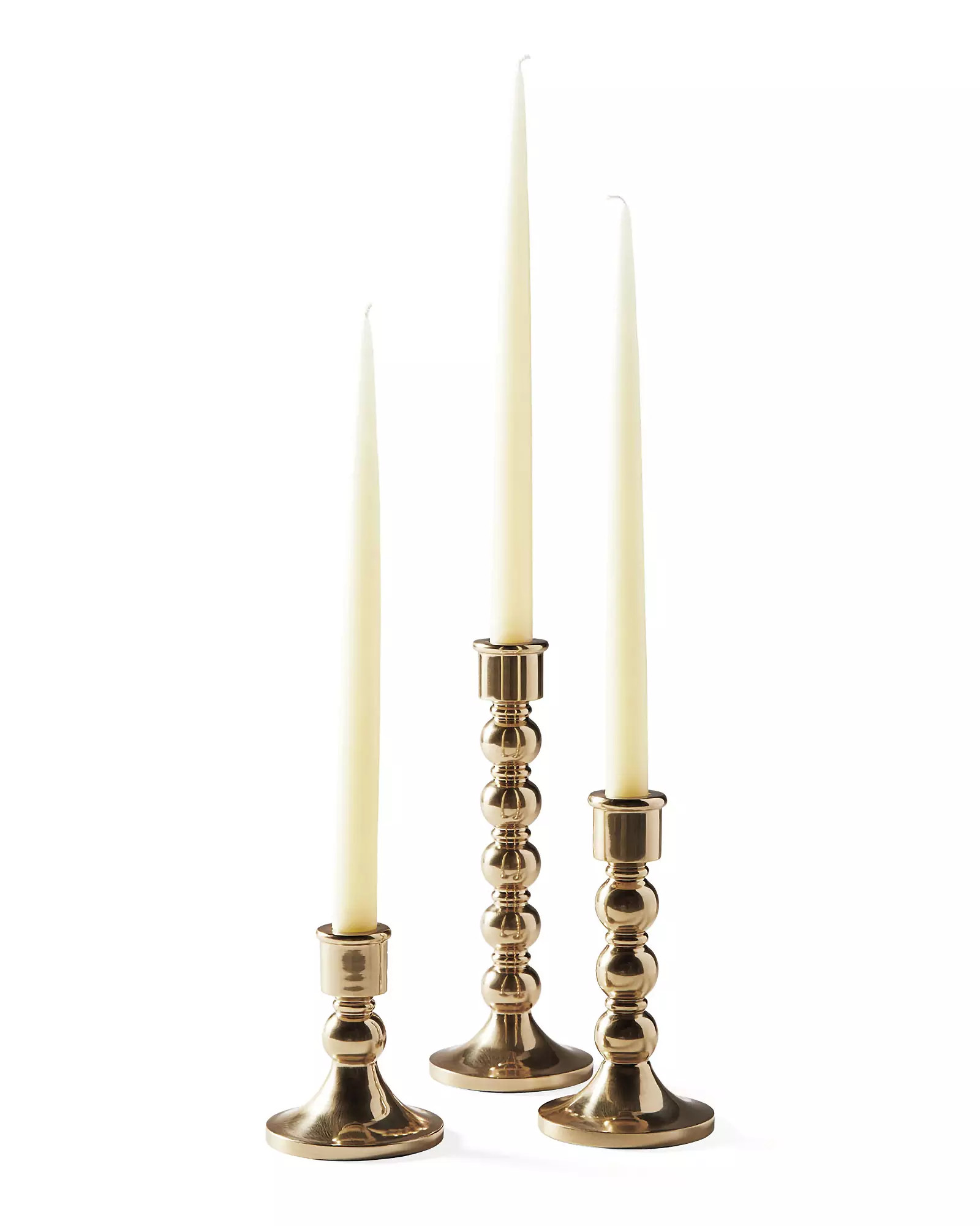 Bobbin Taper Candle Holder | Serena and Lily