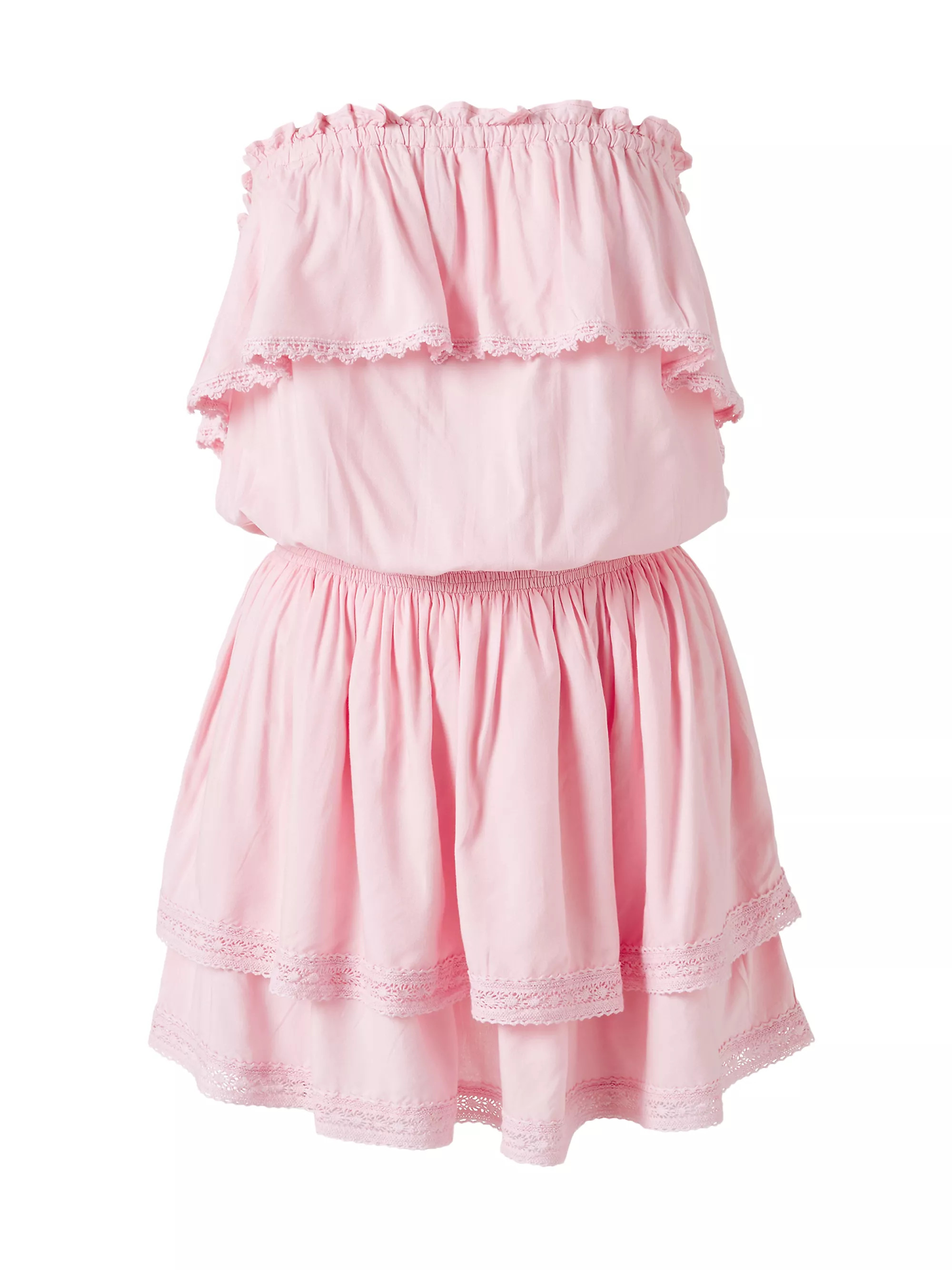 Salma Straples Ruffled Minidress | Saks Fifth Avenue