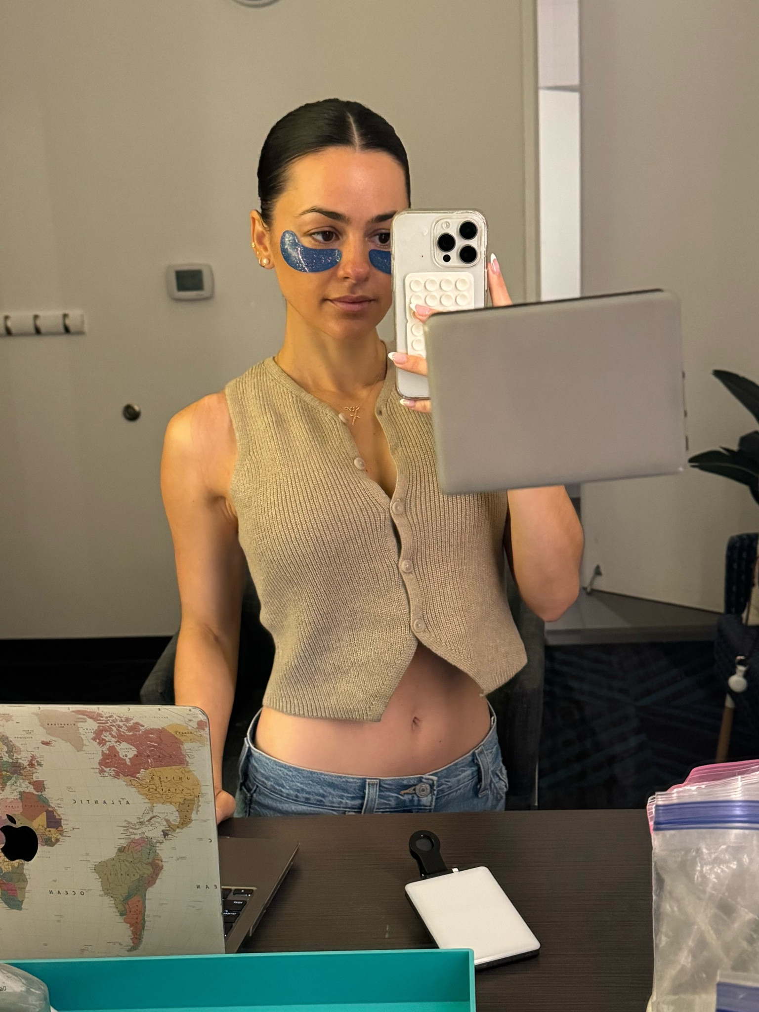 Cropped Sweater Vest