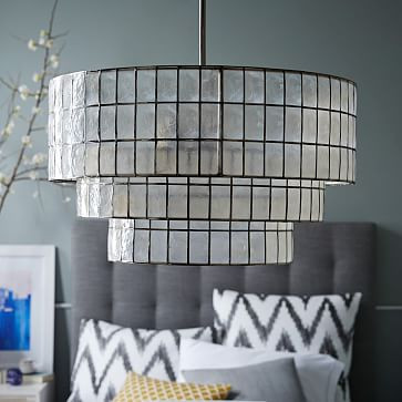 Capiz Tiered Chandelier (24") | West Elm (US)