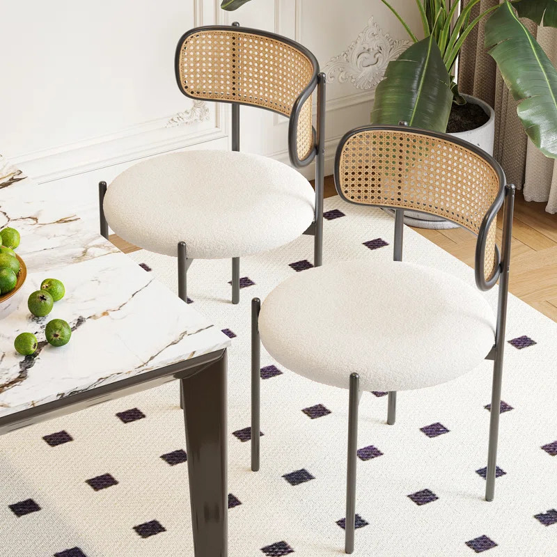 Amett 17.3'' H Fabric Upholstered Side Chair | Wayfair North America