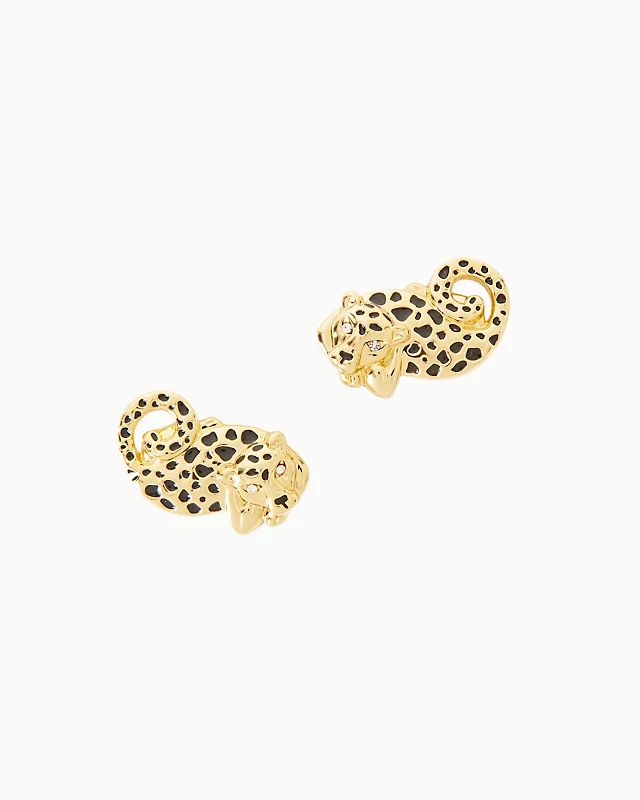 Leopard Post Earrings | Lilly Pulitzer