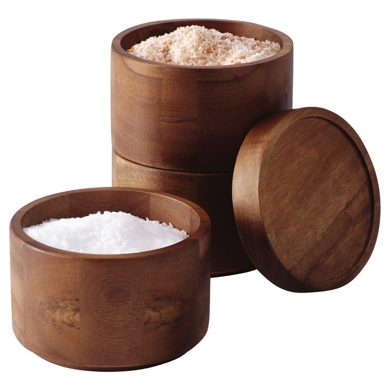 Rachael Ray Wooden 3-Tier Stacking Salt Box | Target