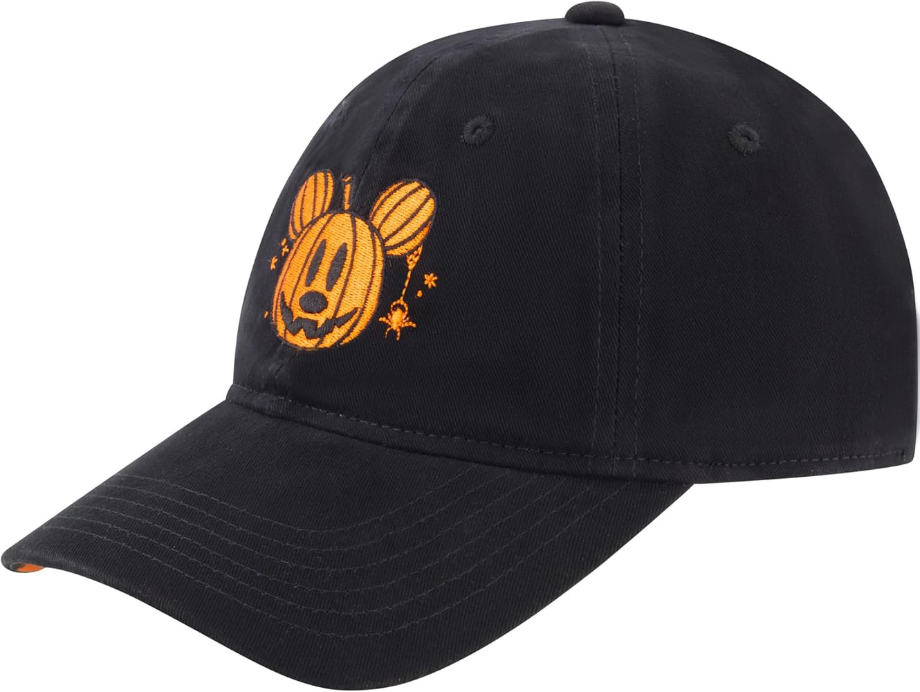 Disney Mickey Mouse Baseball Cap, Pumpkin Head Adjustable Hat for Men and Women, Black, One Size | Amazon (US)
