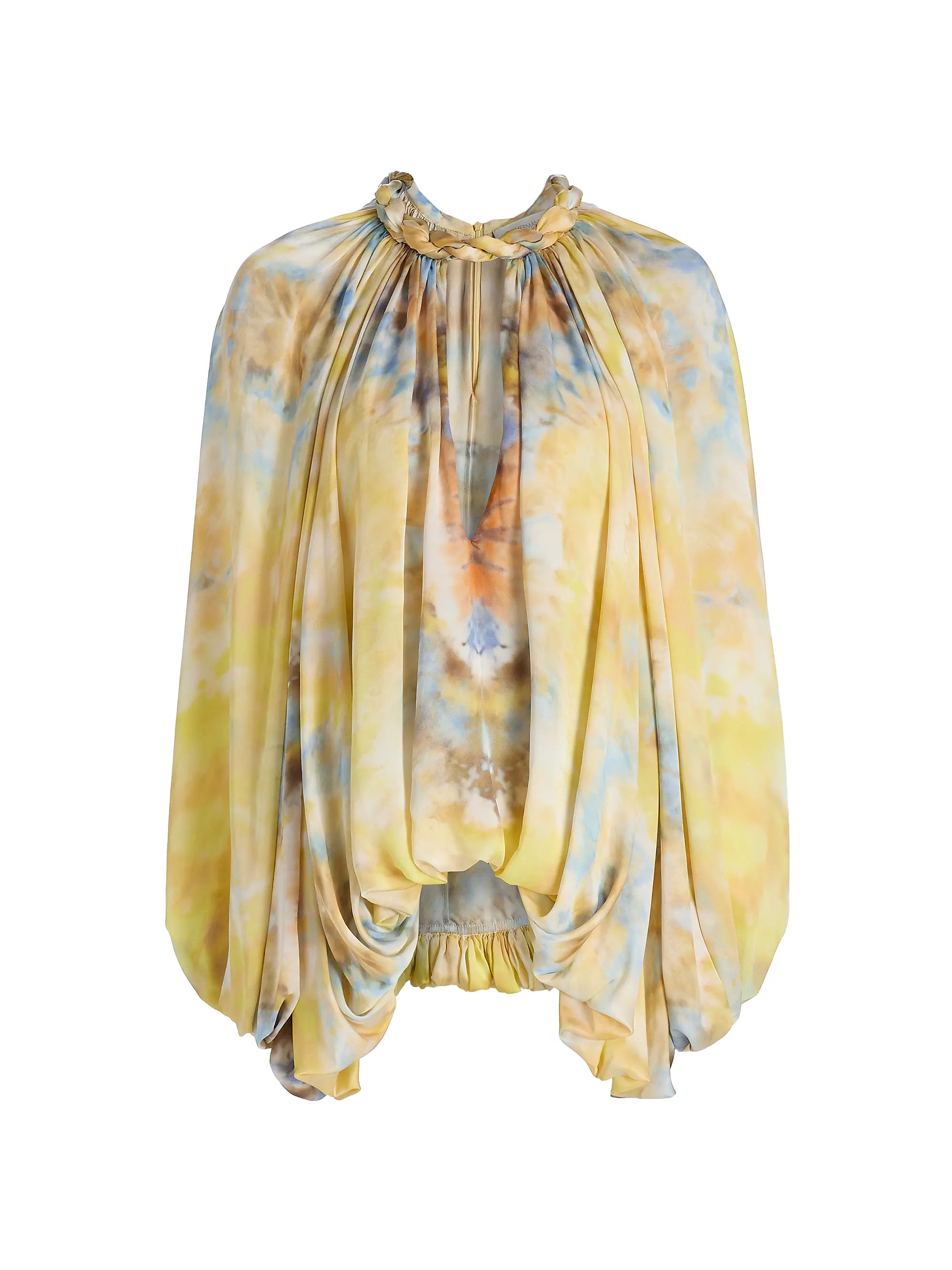 Zimmermann Alchemy Twist Billow Cocoon Blouse | Saks Fifth Avenue | Saks Fifth Avenue