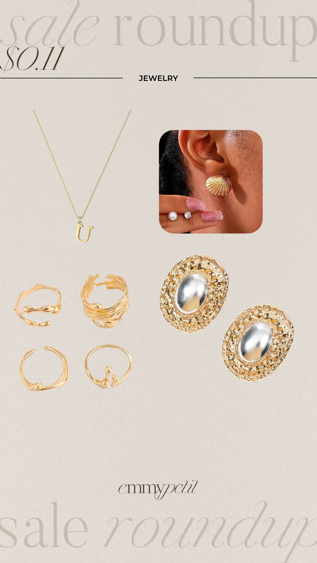 Trend forward jewelry on sale today on for just $0.11 on @amazon Haul. #ad #founditonamazon

#LTKMidsize #LTKFindsUnder50 #LTKSaleAlert