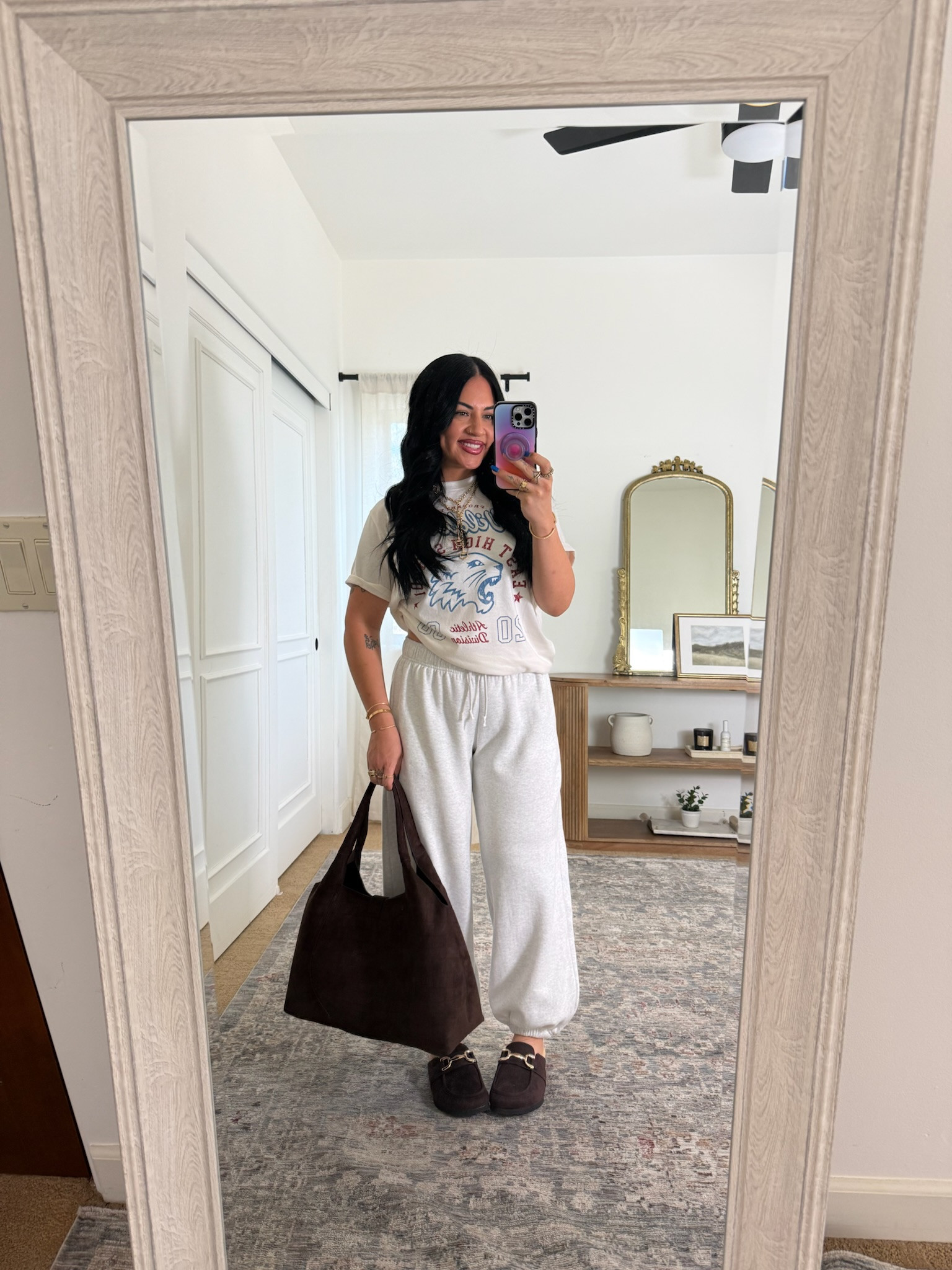 Graphic tee is almost OOS but tagging a few similar ones!

i’m a size medium in pants, large in the tops!

Target, target haul, fall haul, fall fashion, affordable fall fashion, fall outfit inspo, midsize, tori block

#LTKgrwm #LTKootd #LTKSeasonal