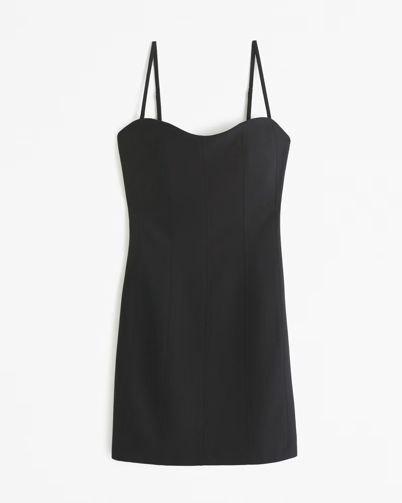 Corset Clasp-Back Mini Dress | Abercrombie & Fitch (US)