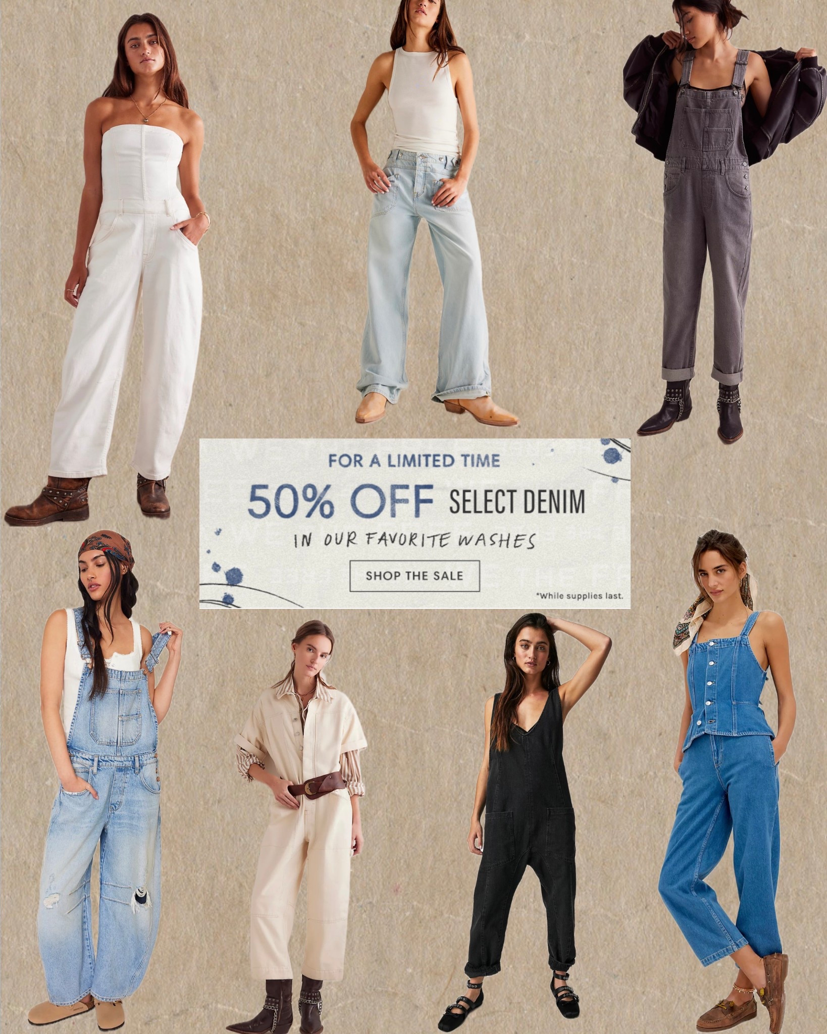 Free people denim 50% off! #freepeople #sale #denim #jeans #barreljeans #jumpsuit #overalls

#LTKFindsUnder100 #LTKFindsUnder50 #LTKSaleAlert