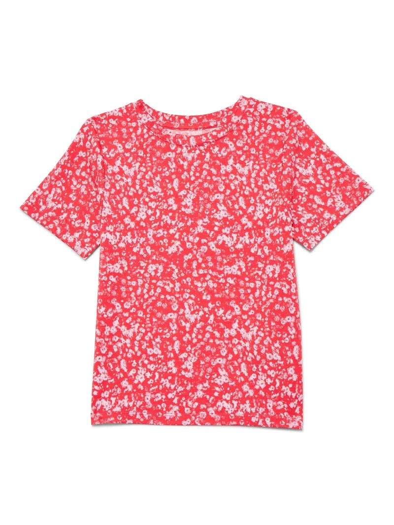 Athletic Works Girls Active Tee with Short Sleeves, Sizes 4-18 & Plus | Walmart (US)