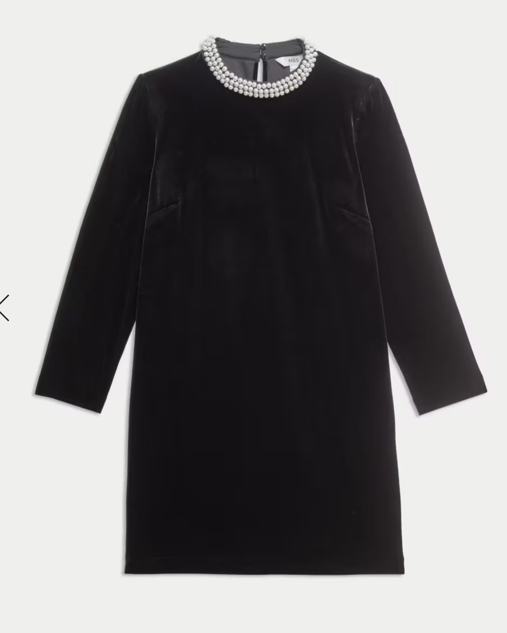 Pearl collar dress 

#LTKluxury #LTKeurope #LTKautumn