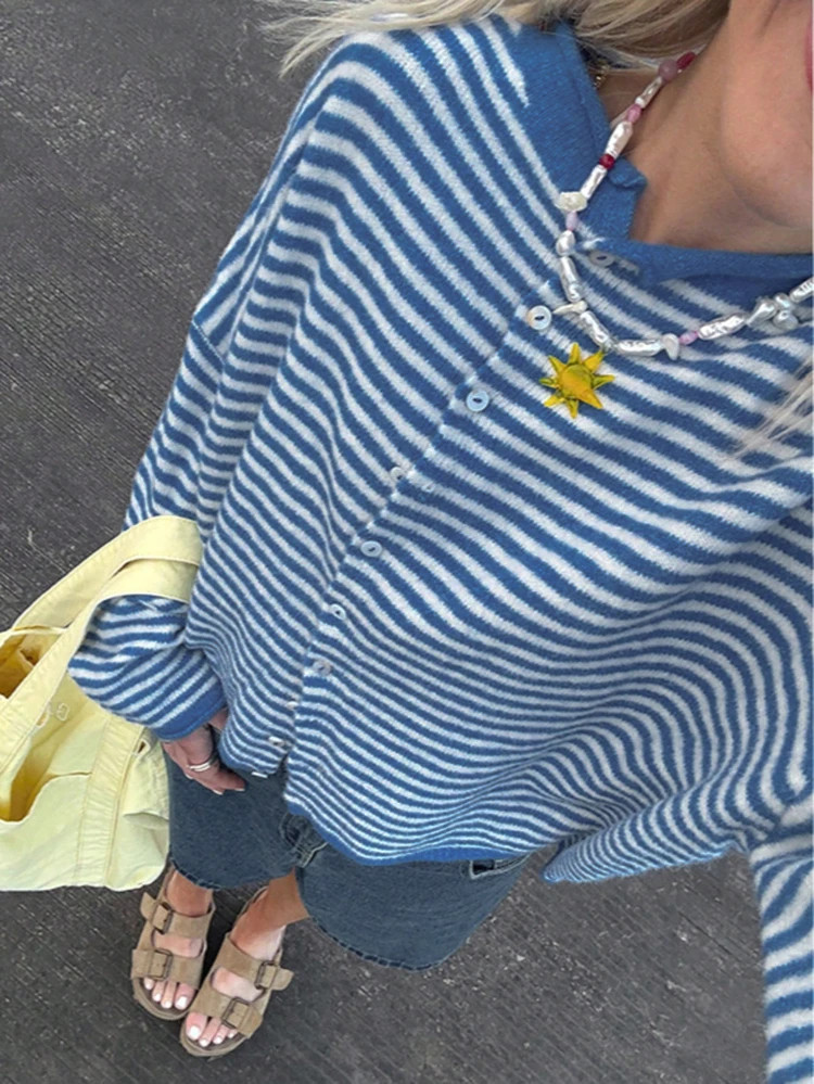 Striped cardigan | SHEIN