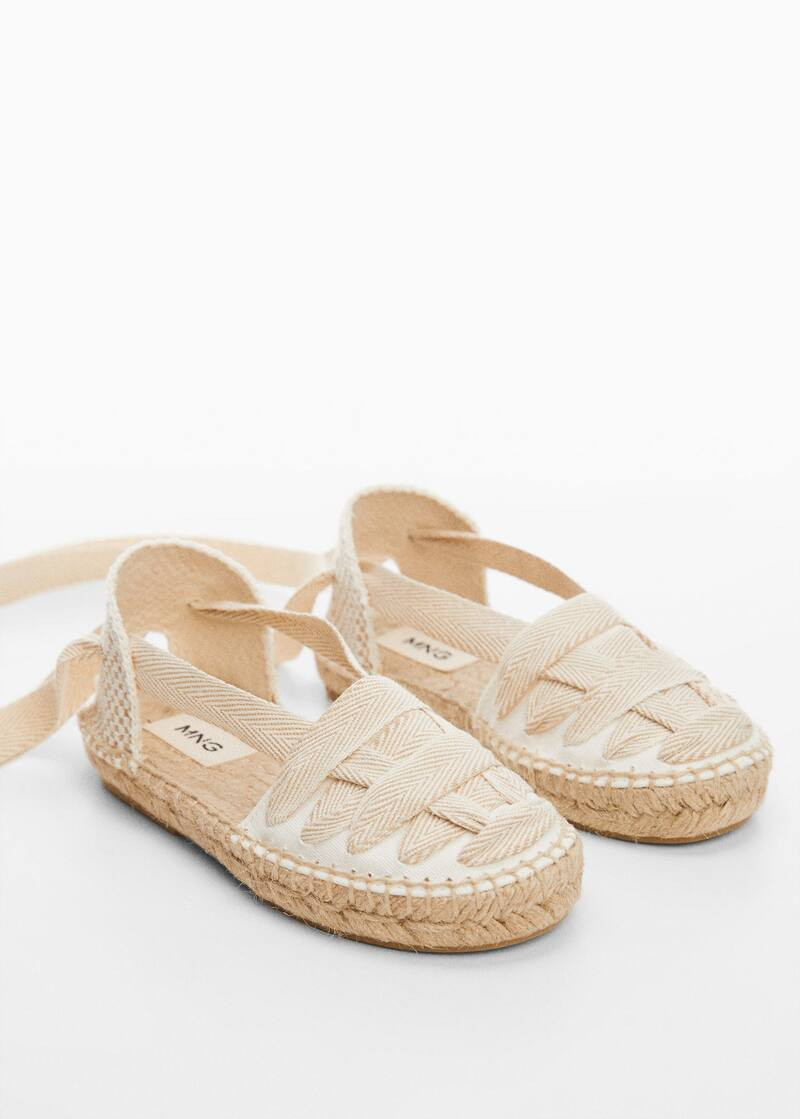 Espadrille ties -  Teenage girl | Mango Teen USA | MANGO (US)